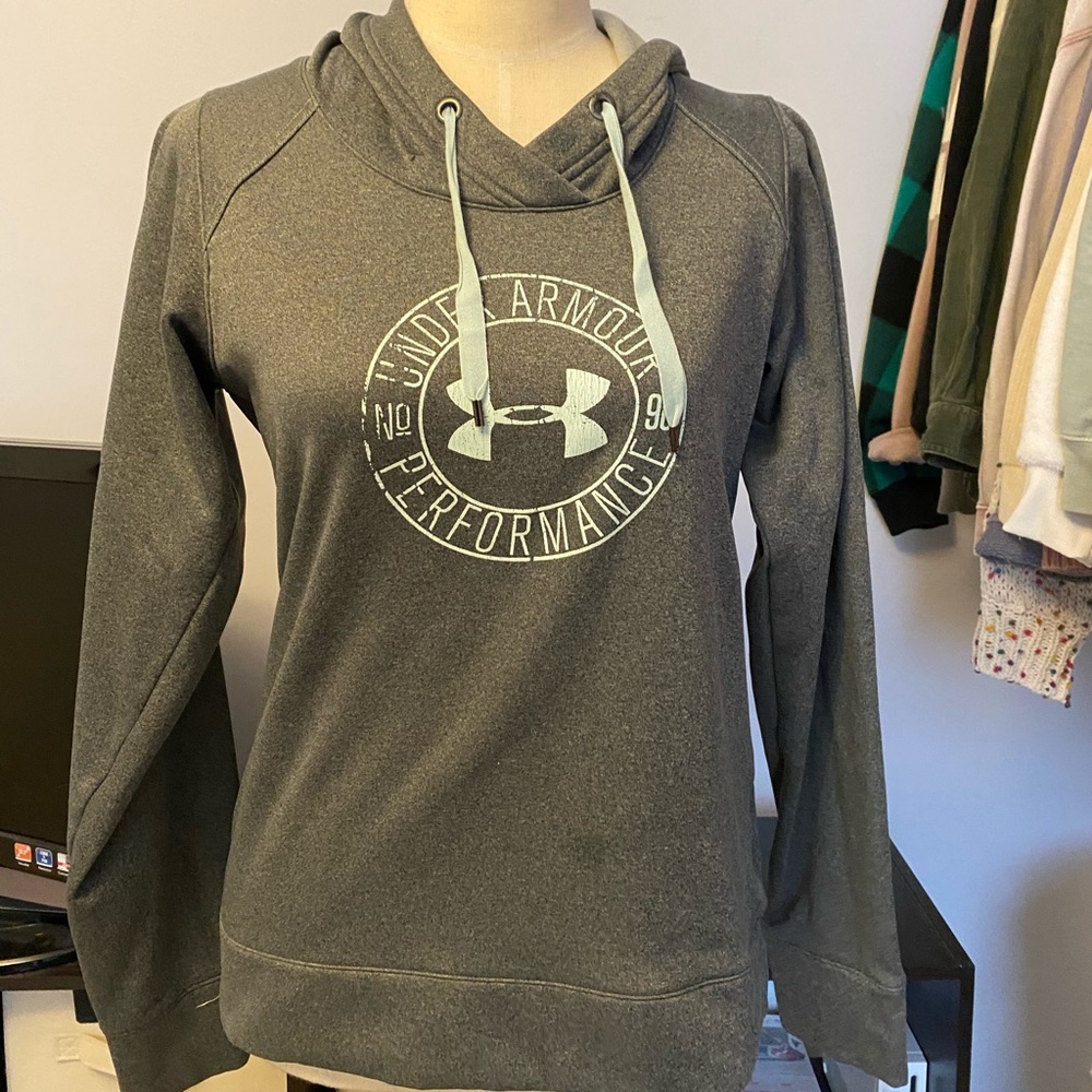 Under armour hoodie gray